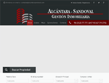 Tablet Screenshot of alcantarasandoval.com